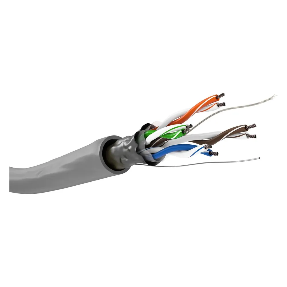 Netzwerkkabel Goobay 68706 100 m Cat5e F/UTP (FTP) Grau