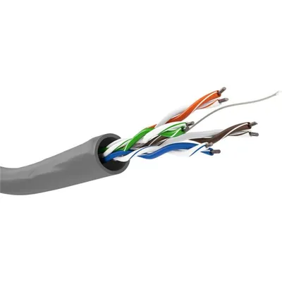Netzwerkkabel Goobay 68710 100m Cat5e U/UTP PVC Grau