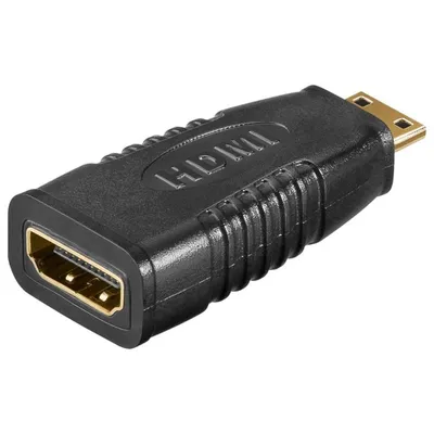HDMI-Adapter Goobay 68841 Type-A nach Type-C Schwarz