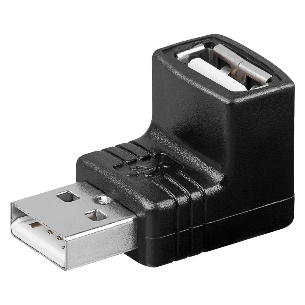Goobay USB A M/FM USB B FM Schwarz