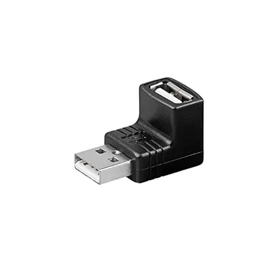 Goobay USB A M/FM USB B FM Schwarz