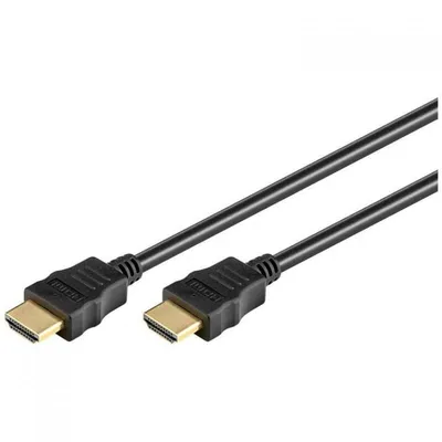 Goobay 69122 HDMI-Kabel 0,5 m HDMI Typ A (Standard) Schwarz