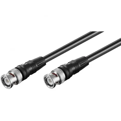 Goobay BNC auf RG58 Kabel Stecker/Stecker 50cm Schwarz