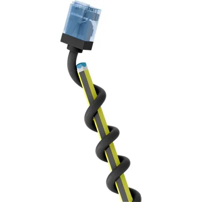 Netzwerkkabel Goobay 74233 1m Cat6a U/UTP RJ45 Slim Schwarz