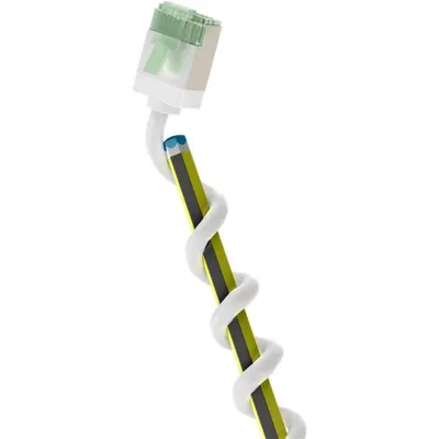 Netzwerkkabel Goobay 74357 0,15 m Cat8.1 U/FTP RJ-45 Weiß ultraschlank