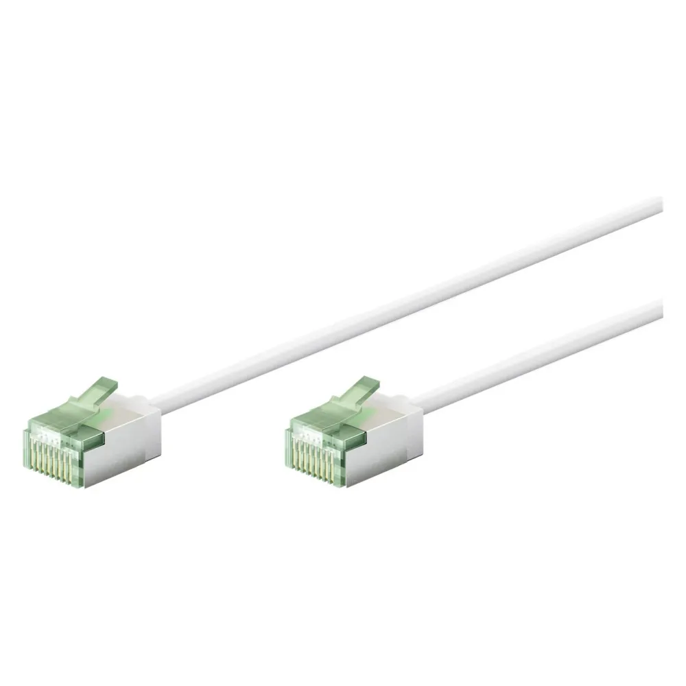 Netzwerkkabel Goobay 74362 3 m Cat8.1 U/FTP RJ45 Weiß Plug & Play
