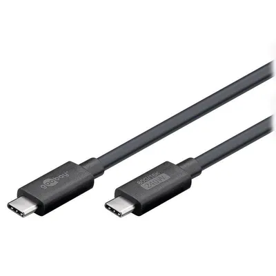 Kabel Goobay 74376 USB-C zu USB-C 4.0 Power Delivery 240W 1,2 m