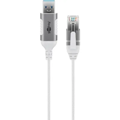 Ethernet-Adapter USB 3.0 auf RJ45 Goobay 74379 2 m Weiß