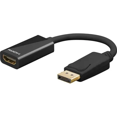 DisplayPort auf HDMI Adapter Goobay 4K 60Hz 0,1 m