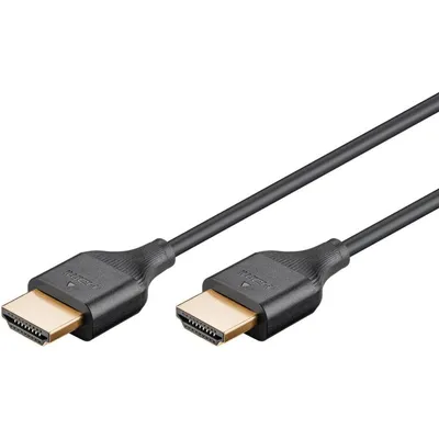 HDMI-Kabel Goobay 75292 0,5 m 4K @ 60Hz 18 Gbit/s Schwarz
