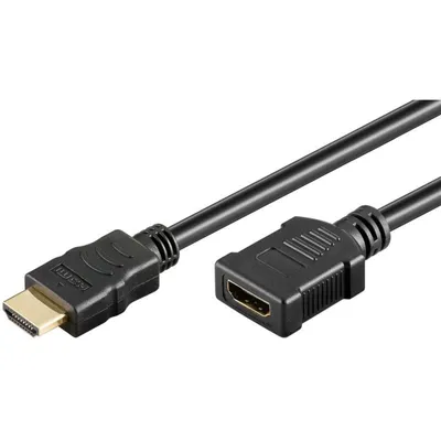 HDMI 2.1 Verlängerungskabel Goobay 76268 0,5 m 8K 48 Gbps Schwarz