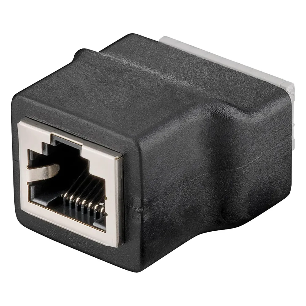 Goobay 76737 8-polig RJ-45 Schwarz Kabelschnittstellen-/adapter