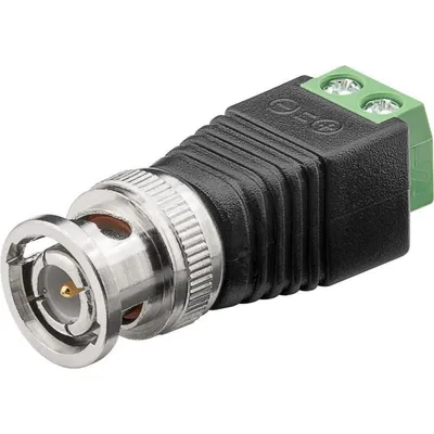 Goobay BNC-Stecker Schwarz 10 Einheiten