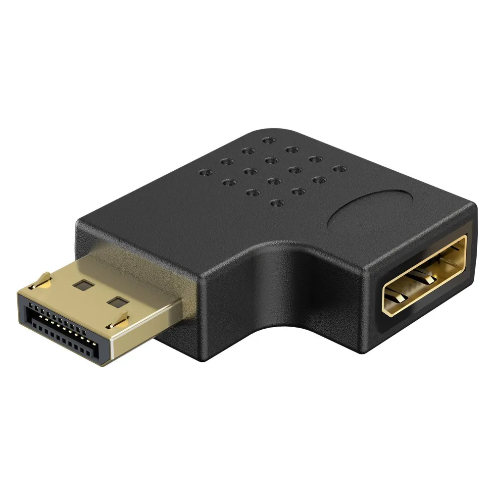 Adapter DisplayPort Goobay 77132 8K 90° links HDCP 2.2