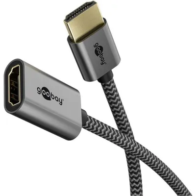 HDMI 2.1 Adapterkabel Goobay 79145 0,1 m Ultra High Speed 48 Gbit/s