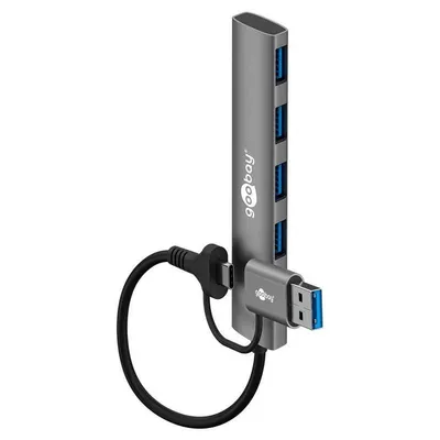 Hub Goobay 4 Ports USB 3.0 Modell 79149 ohne externe Stromversorgung
