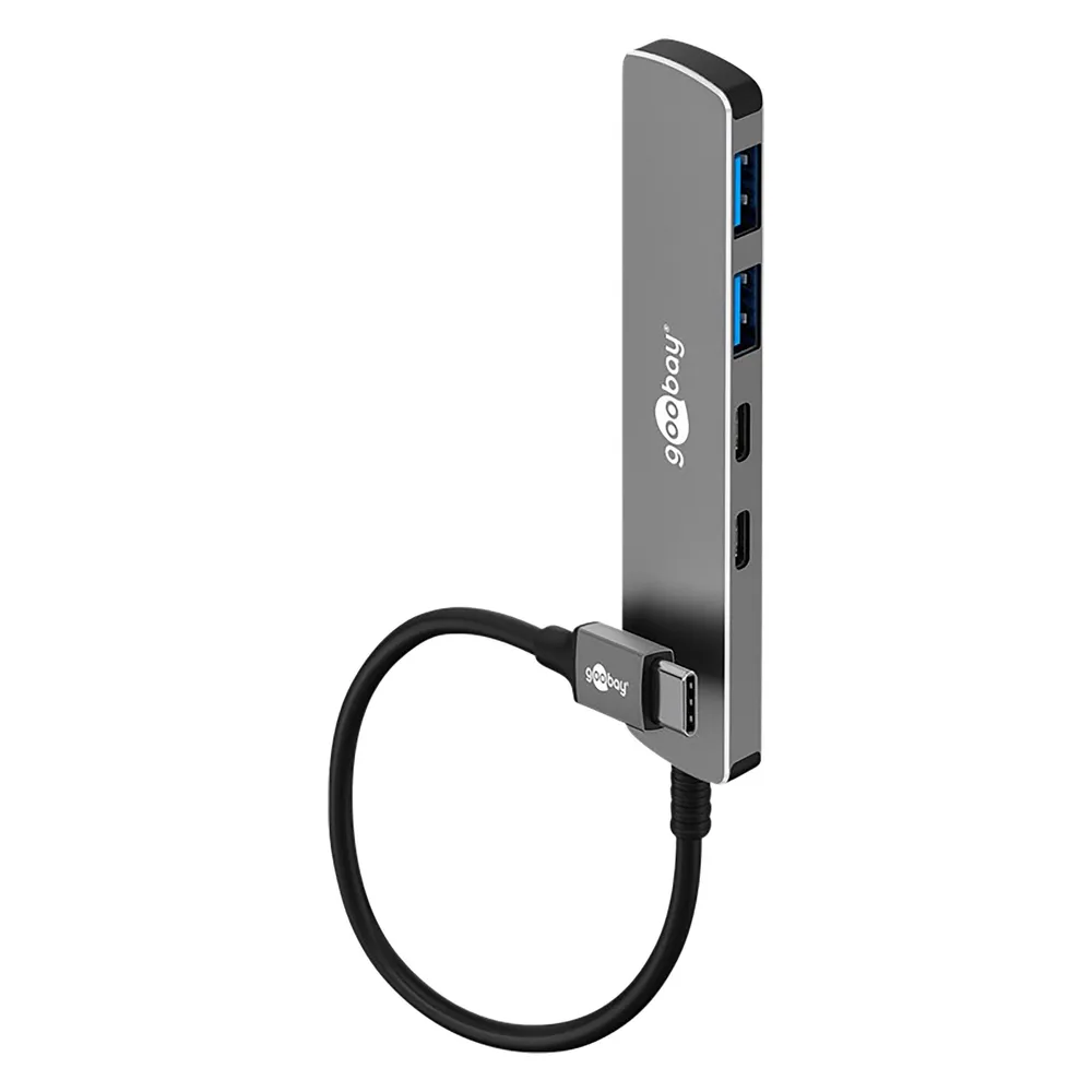 Hub Goobay 4 Ports 5000 Mbit/s Modell 79159 USB-C und USB-A