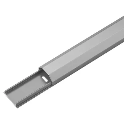 Goobay Aluminium-Kabelkanal 1,1 m Silber