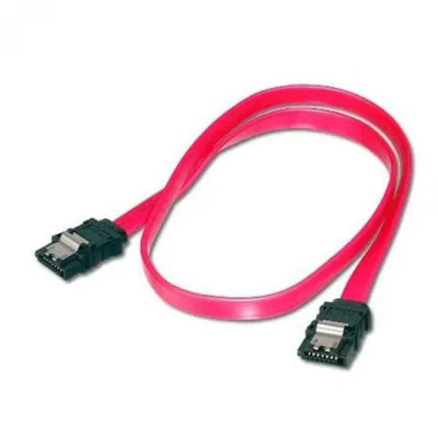 Goobay SATA-Verlängerungskabel mit Ankern 50cm Rot