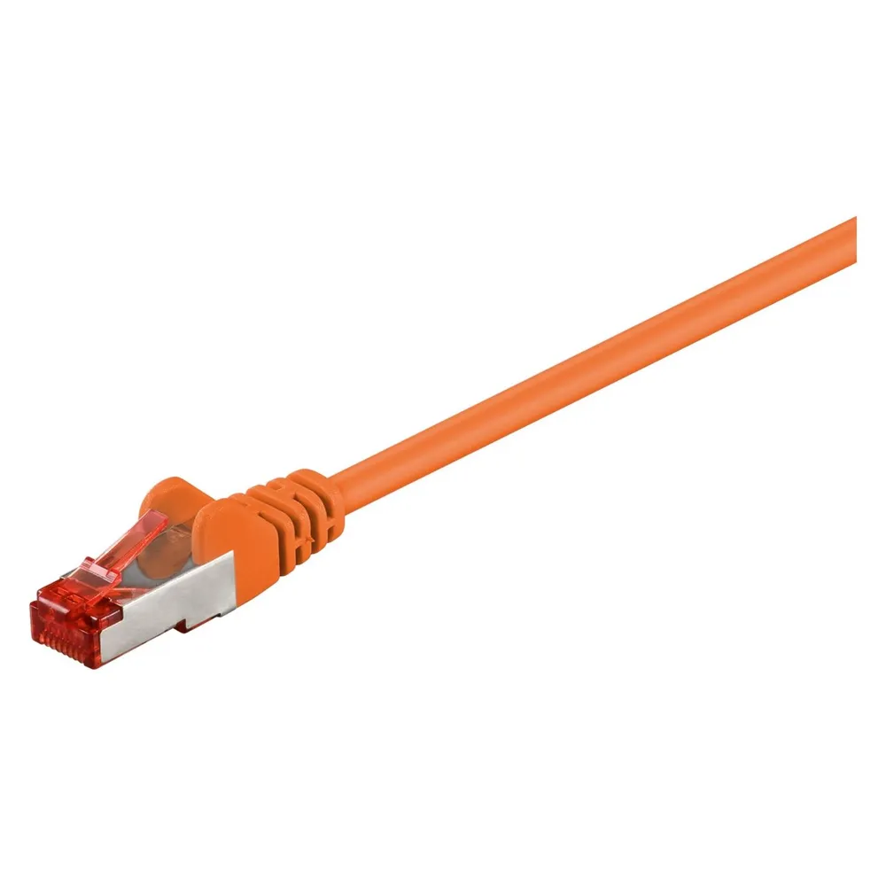 Netzwerkkabel Goobay 93475 5 m Cat6 S/FTP Orange RJ-45
