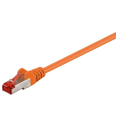 Netzwerkkabel Goobay 93475 5 m Cat6 S/FTP Orange RJ-45