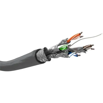 Netzwerkkabel Goobay 93955 Cat6 100m SF/UTP Grau PVC Rund