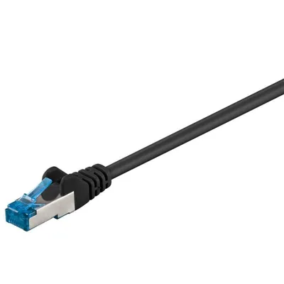 Netzwerkkabel Goobay 94153 Cat6a S/FTP 15 m Schwarz