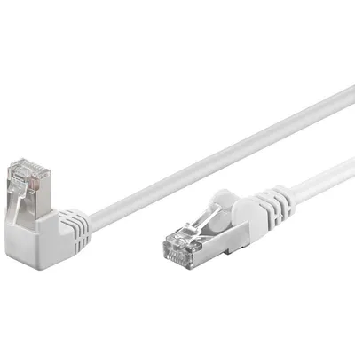 Goobay Netzwerkkabel RJ-45 Cat5e F/UTP 1m Weiß