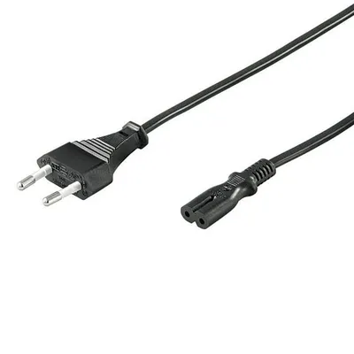 Goobay IEC-320/C7 Stromkabel 5m Schwarz