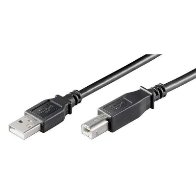 Goobay 0.25m USB 2.0 A/B USB Kabel 0,25 m USB A USB B Schwarz