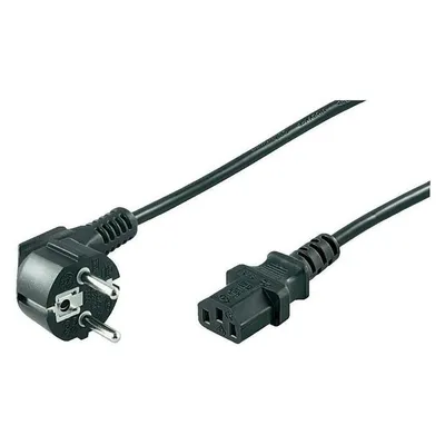Goobay 95142 Stromkabel Schwarz 3 m