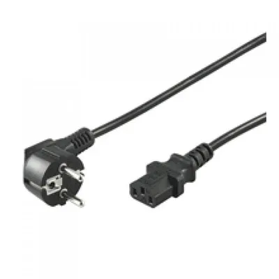 Goobay 95142 Stromkabel Schwarz 3 m