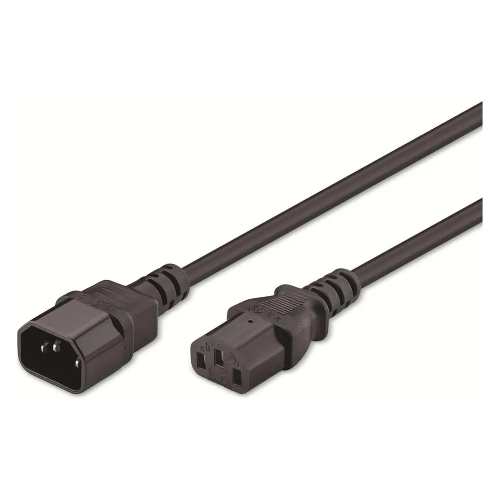 Goobay CPU-Stromkabel C13/C14 3m Schwarz