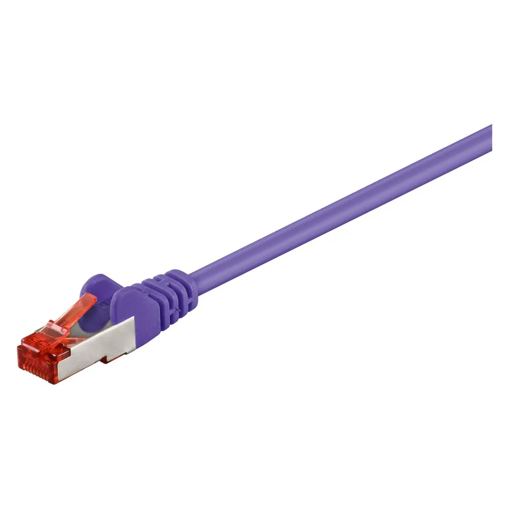 Netzwerkkabel Goobay 95490 Cat6 S/FTP 10 m Violett