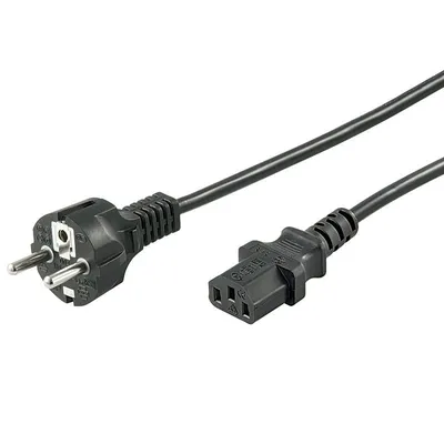 Goobay CPU-Stromkabel gerade C13/C14 5 m Schwarz