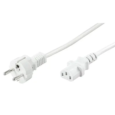 Goobay Gerades CPU-Stromkabel C13/C14 5 m Weiß