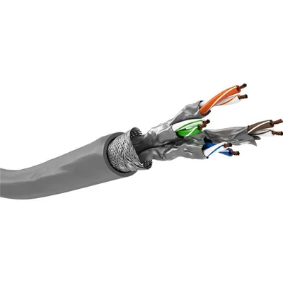 Netzwerkkabel Goobay 96095 Cat6a S/FTP LSZH 305 m Grau