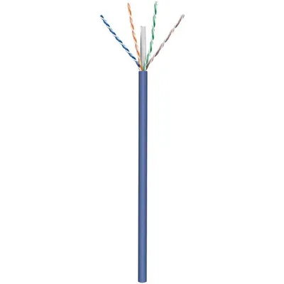 Netzwerkkabel Goobay 96096 Cat6a U/UTP 100 m blau