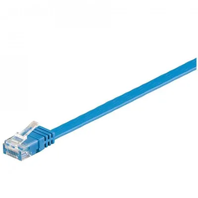 Goobay RJ-45 CAT6 0.5m Netzwerkkabel Blau 0,5 m U/UTP (UTP)
