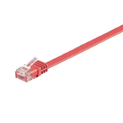 Goobay 96400 Netzwerkkabel Rot 1 m Cat6 U/UTP (UTP)
