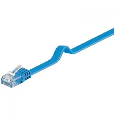 Goobay RJ-45 CAT6 1m Netzwerkkabel Blau U/UTP (UTP)