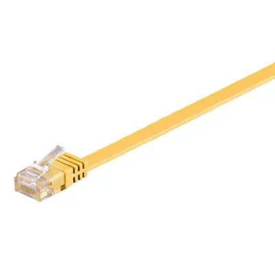 Goobay RJ-45 CAT6 1m Netzwerkkabel Gelb U/UTP (UTP)
