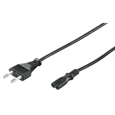Goobay IEC-320/C7 Stromkabel 50cm Schwarz