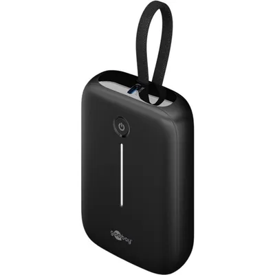Externe Batterie Goobay 76251 10000 mAh Quick Charge 3.0 15W Schwarz