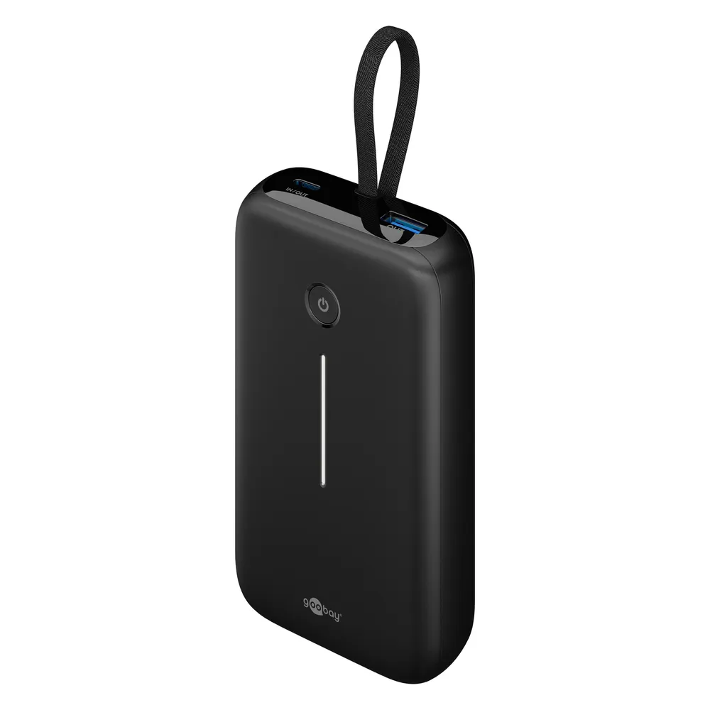Externe Batterie Goobay 76252 20000 mAh Quick Charge 3.0 15 W Schwarz