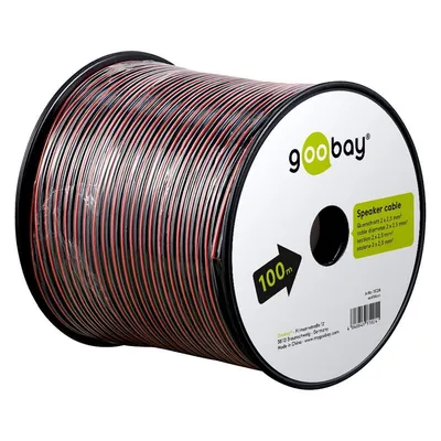 Goobay LSK 2x2.5 - 100m Audio-Kabel