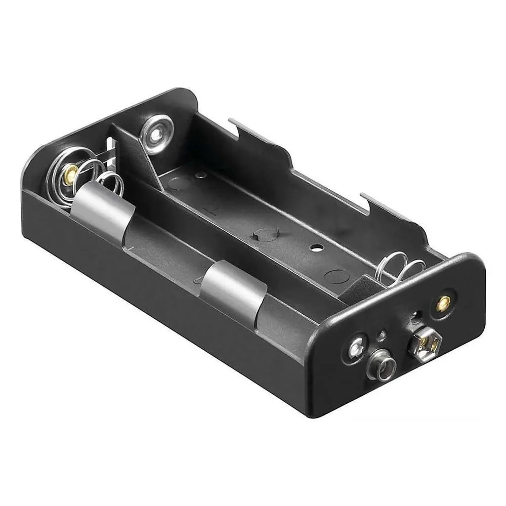 Goobay Batteriehalter für 4x Baby mit Druckknopf