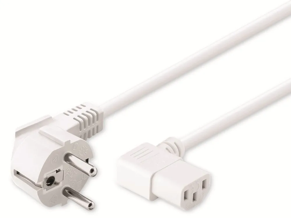 GOOBAY Kaltgerätekabel NK 102 W-150, 1,5 m, weiß