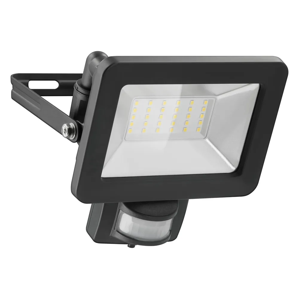 GOOBAY LED-Fluter mit Bewegungsmelder, 30W, 2550lm, 4000K, schwarz