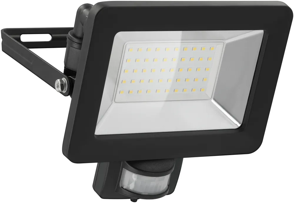 GOOBAY LED-Fluter mit Bewegungsmelder, 50W, 4250lm, 4000K, schwarz
